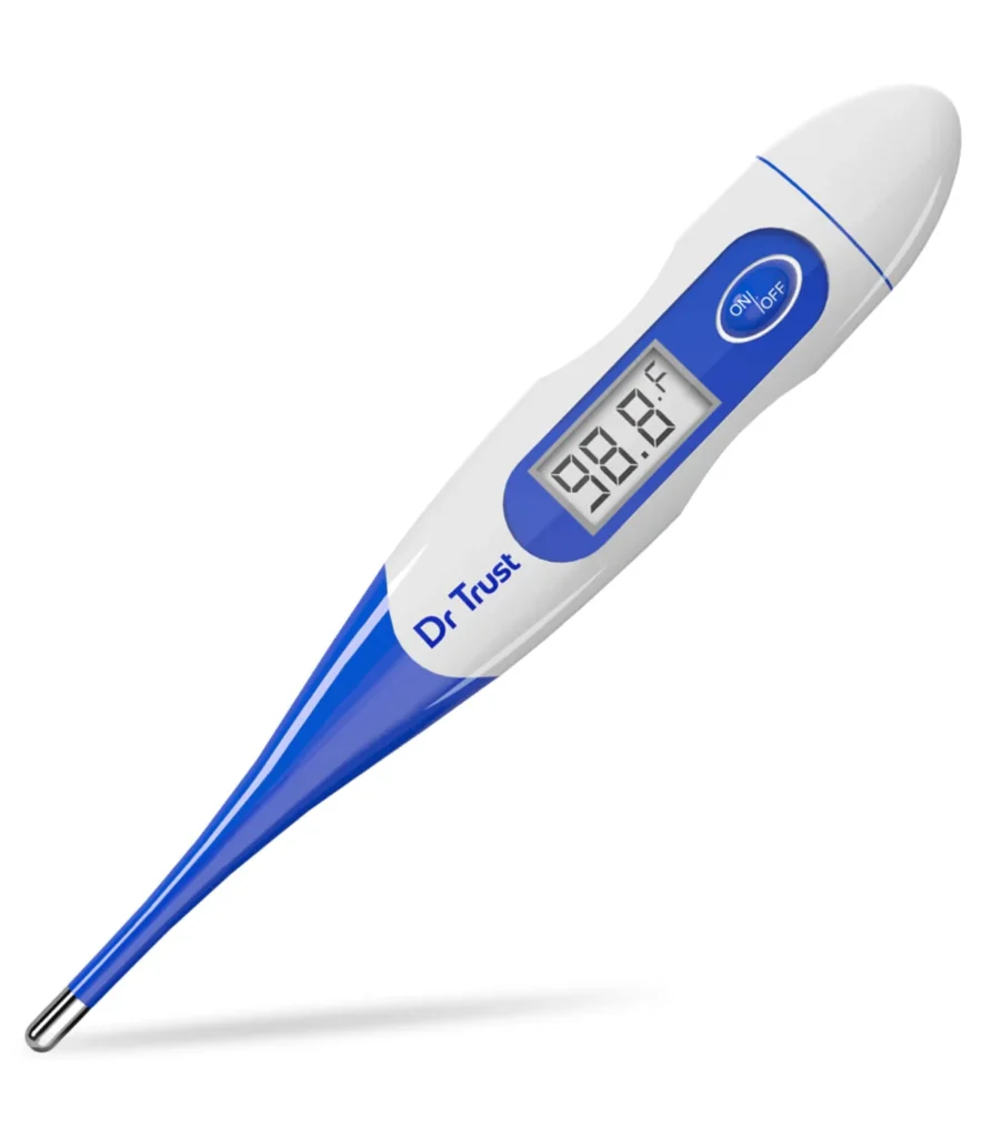 Picture of a digital thermometer